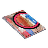 Carnet collage d'art abstrait, médias mélangés et (Côté Droit)