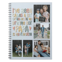 Collage de 5 photos pour la fête des pères