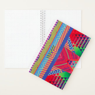 Carnet collage de bordures et de triangles du sud-ouest