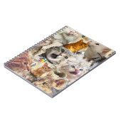 Carnet Collage de chats et de jouets (Côté gauche)