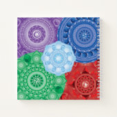 Carnet Collage de cinq éléments Mandala Spiral Notebook (Dos)