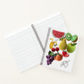 Carnet Collage de fruits Artistic Rainbow Crochet tendanc (Intérieur)