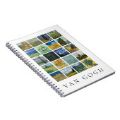 Carnet Collage de peinture fine art Vincent Van Gogh (Côté Droit)