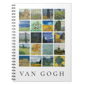 Carnet Collage de peinture fine art Vincent Van Gogh (Devant)