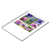 Carnet Collage de photos d'anémone pour penser à vous (Côté gauche)