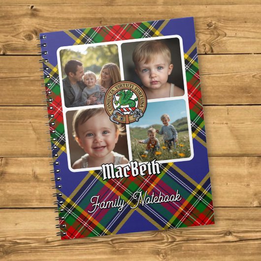 Carnet Collage de photos de famille MacBeth
