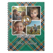 Carnet Collage de photos de la famille MacFarlane (Devant)