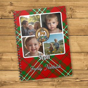 Carnet Collage de photos de la famille Scott