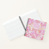 Carnet Collage de plage nautique rose chaud ID840 (Intérieur)