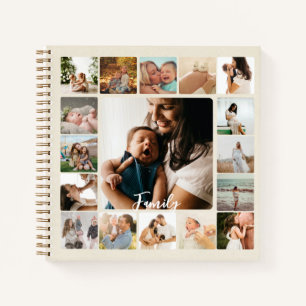 Carnet Collage de plusieurs photos simple Frame Family Di