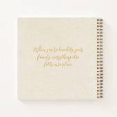 Carnet Collage de plusieurs photos simple Frame Family Di (Dos)