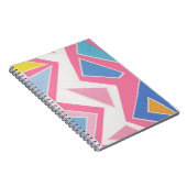 Carnet Collage de triangles roses (Côté Droit)