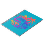 Carnet Collage de typographie d'été avec de la graisse gr (Côté gauche)
