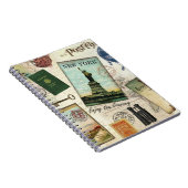 Carnet collage de voyage vintage moderne (Côté Droit)