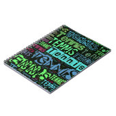 Carnet Collage des textes de tennis (Côté gauche)