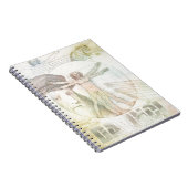 Carnet Collage d'homme de Léonard de Vinci Vitruvian (Côté Droit)