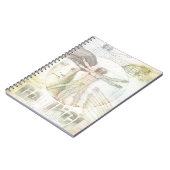 Carnet Collage d'homme de Léonard de Vinci Vitruvian (Côté gauche)