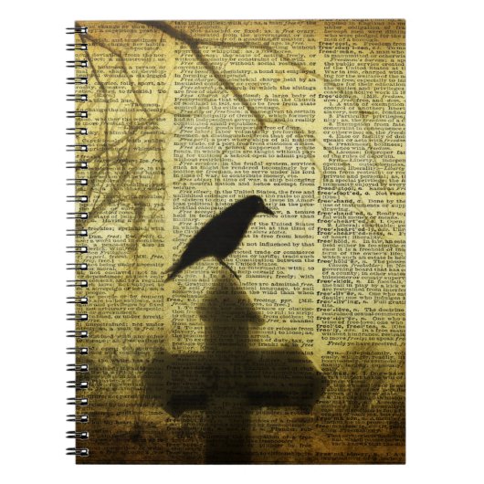Carnet Collage du corbeau (Devant)
