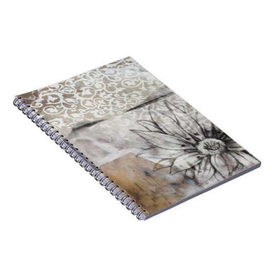 Carnet Collage Fleur II (Côté Droit)