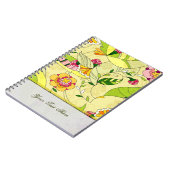 Carnet Collage floral Abstrait rétro (Côté gauche)