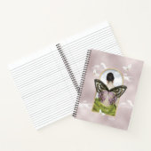 Carnet Collage Imaginaire de rêve papillon avec monogramm (Intérieur)