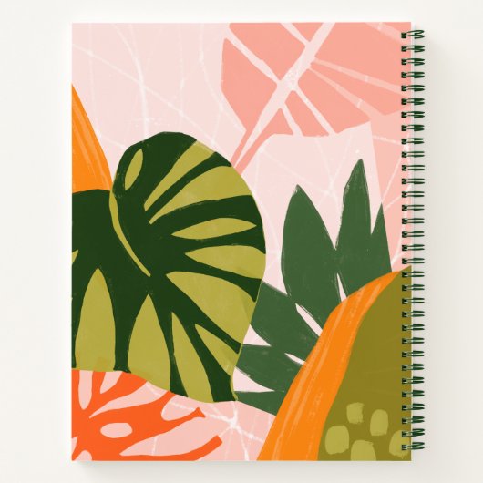 Carnet Collage Jungle I (Dos)