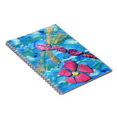 Carnet Collage multimédia de mélange de verre de mer de l (Côté Droit)