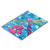 Carnet Collage multimédia de mélange de verre de mer de l (Côté gauche)