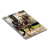 Carnet Collage multimédia mixte de l'équipe de deux cheva (Côté Droit)