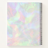 Carnet Collage personnalisé de 2 photos avec nom de scrip (Dos)