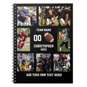 Carnet Collage photo de football