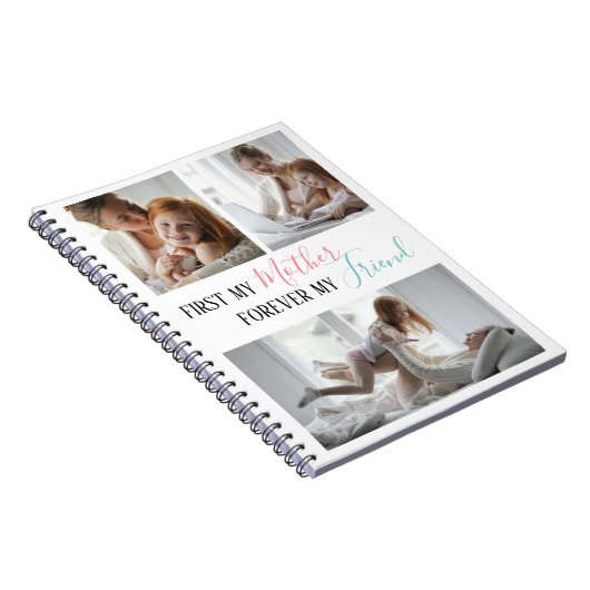 Carnet Collage photo moderne 3 | Mère | Fille (Côté Droit)