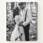 Carnet Collage photo Mr et Mrs Script noir et blanc (Dos)