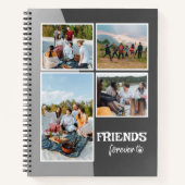 Carnet Collage photo personnalisé d'amis (Devant)