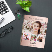 Carnet Collage photo rose gold