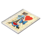 Carnet Collage romantique Paris (Côté gauche)