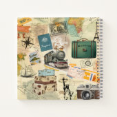 Carnet Collage Vintage voyage (Dos)
