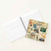 Carnet Collage Vintage voyage (Intérieur)