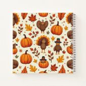 Carnet Collection de caractères Thanksgiving (Dos)