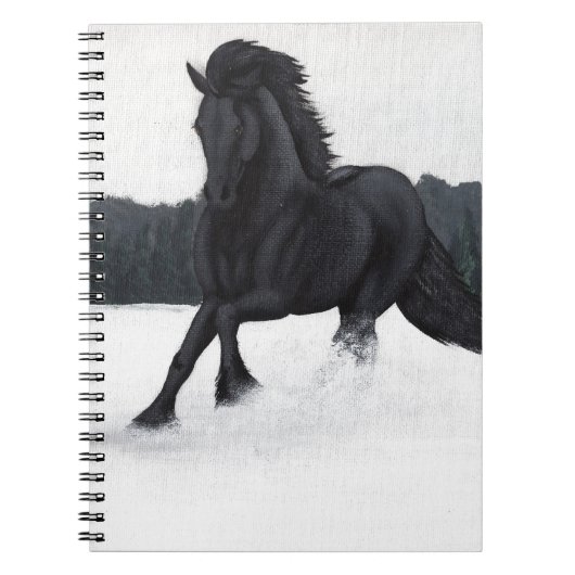 Carnet Collection de cheval de neige (Devant)