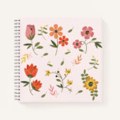 Carnet collection de fleurs (Devant)