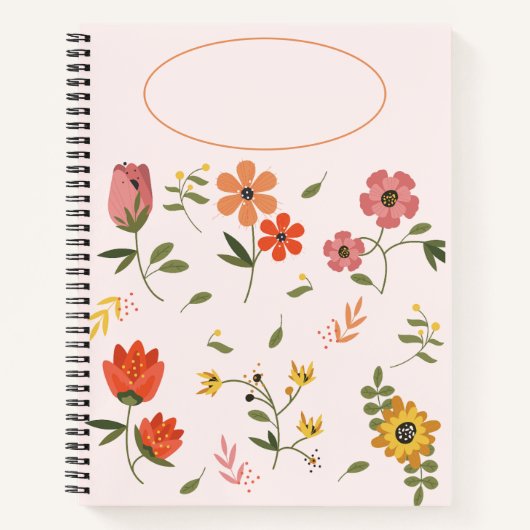 Carnet collection de fleurs (Devant)