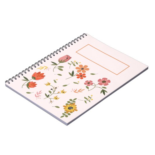Carnet collection de fleurs (Côté gauche)