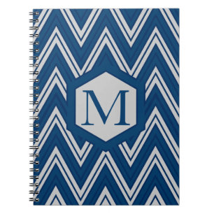 Carnet Collection de géométrie bleue
