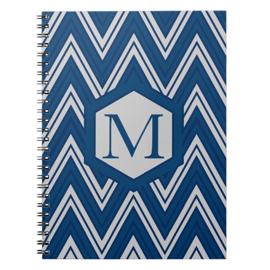 Carnet Collection de géométrie bleue (Devant)