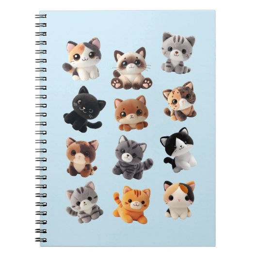 Carnet Collection de jouets peluche pour chat (Devant)