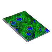 Carnet Collection de mode Peacock Feathes (Côté Droit)