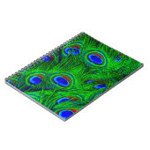 Carnet Collection de mode Peacock Feathes (Côté gauche)