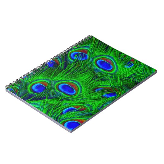 Carnet Collection de mode Peacock Feathes (Côté gauche)