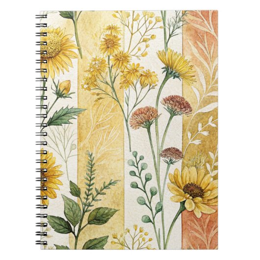 Carnet Collection de motifs floraux doux (Devant)